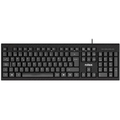 Nilox NXKMIT0011 Kit clavier et souris USB (IT, Filaire), Clavier, Noir - Publicité Nilox NXKMIT0011 Kit clavier et souris USB (IT, Filaire), Clavier, Noir - Publicité