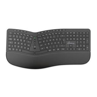 MediaRange Clavier sans fil multimédia ergonomique,QWERTZ, sw (DE, Sans fil), Clavier, Noir - Publicité MediaRange Clavier sans fil multimédia ergonomique,QWERTZ, sw (DE, Sans fil), Clavier, Noir - Publicité