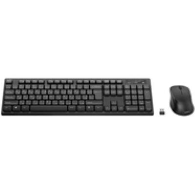Belkin kabellose Tastatur + Maus deutsch, schwarz BBZ010de (DE, Sans fil), Clavier, Noir - Publicité Belkin kabellose Tastatur + Maus deutsch, schwarz BBZ010de (DE, Sans fil), Clavier, Noir - Publicité