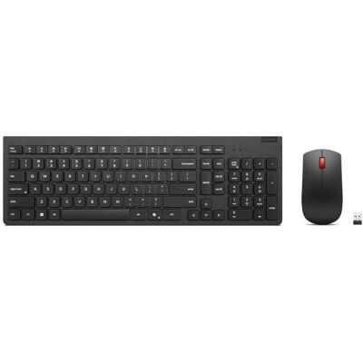 IBM Essential Wireless Combo Keyboard & Mouse Gen2 Black-Italy (IT, Sans fil), Clavier, Noir - Publicité IBM Essential Wireless Combo Keyboard & Mouse Gen2 Black-Italy (IT, Sans fil), Clavier, Noir - Publicité