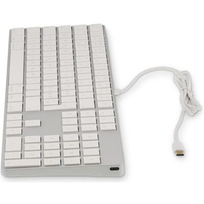 LMP Clavier numérique USB-C 106 (DE, Filaire), Clavier, Argent - Publicité LMP Clavier numérique USB-C 106 (DE, Filaire), Clavier, Argent - Publicité