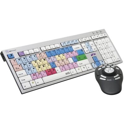 Logickeyboard Avid Media Composer Slim Line (DE, Filaire), Clavier, Gris - Publicité Logickeyboard Avid Media Composer Slim Line (DE, Filaire), Clavier, Gris - Publicité