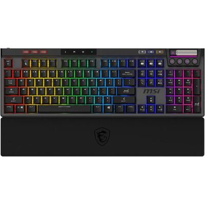MSI STRIKE Pro (DE, Filaire, Sans fil), Clavier, Noir - Publicité MSI STRIKE Pro (DE, Filaire, Sans fil), Clavier, Noir - Publicité