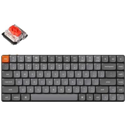Keychron K3 Max Swappable Gateron RGB Backlight Red Switch ISO Layout Italian (PBT Caps) (IT, Filaire, Sans fil), Clavier - Publicité Keychron K3 Max Swappable Gateron RGB Backlight Red Switch ISO Layout Italian (PBT Caps) (IT, Filaire, Sans fil), Clavier - Publicité