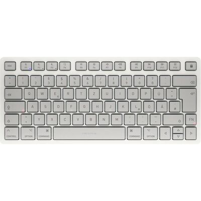 Cherry KW 7100 Mini for Mac (DE, Sans fil), Clavier, Gris, Blanc - Publicité Cherry KW 7100 Mini for Mac (DE, Sans fil), Clavier, Gris, Blanc - Publicité