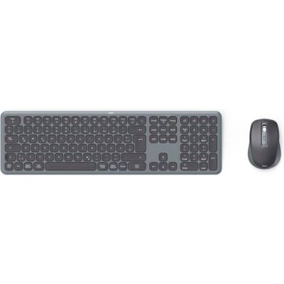 Hama Ensemble clavier et souris multi-appareils, noir (DE, Sans fil), Clavier, Gris, Noir - Publicité Hama Ensemble clavier et souris multi-appareils, noir (DE, Sans fil), Clavier, Gris, Noir - Publicité