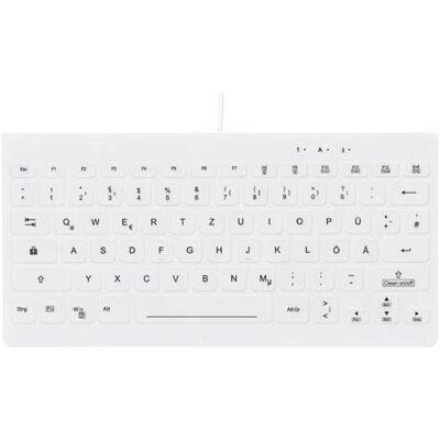 Clavier compact désinfectable blanc Cherry - Clavier - Publicité Clavier compact désinfectable blanc Cherry - Clavier - Publicité