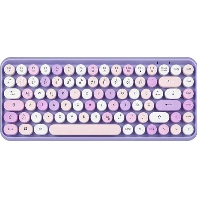 Perixx PERIDUO-713 violet (DE, Sans fil), Clavier, Violet - Publicité Perixx PERIDUO-713 violet (DE, Sans fil), Clavier, Violet - Publicité