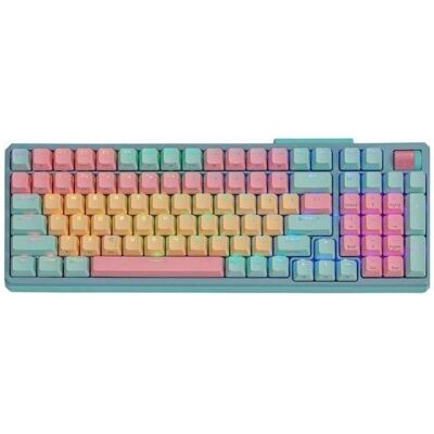 Cooler Master MK770 (IT, Filaire, Sans fil), Clavier, Turquoise - Publicité Cooler Master MK770 (IT, Filaire, Sans fil), Clavier, Turquoise - Publicité
