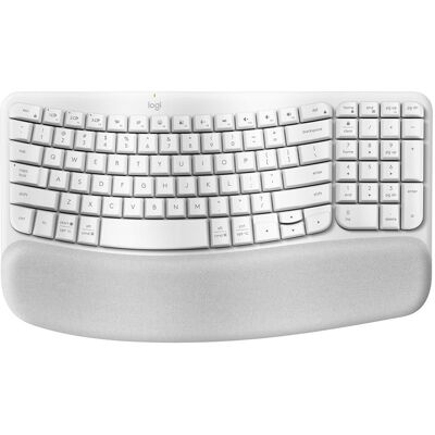 Logitech Wave Keys (DE, Sans fil), Clavier, Blanc - Publicité Logitech Wave Keys (DE, Sans fil), Clavier, Blanc - Publicité