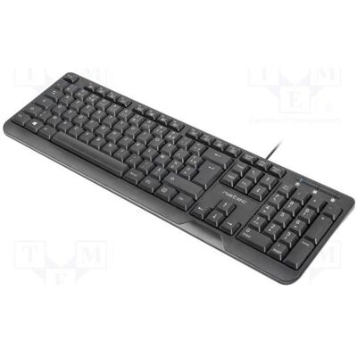 Genesis Klawiatura Natec Trout Fr Przewodowa Slim Czarna (FR, Filaire), Clavier, Noir - Publicité Genesis Klawiatura Natec Trout Fr Przewodowa Slim Czarna (FR, Filaire), Clavier, Noir - Publicité