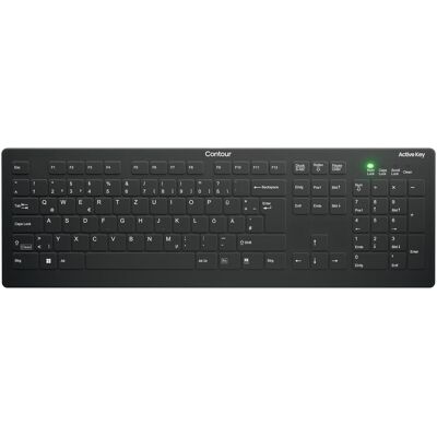 Cherry ACTIVE KEY MTA AK-C8112 Sans fil DE-Layout noir (DE, Sans fil), Clavier, Noir - Publicité Cherry ACTIVE KEY MTA AK-C8112 Sans fil DE-Layout noir (DE, Sans fil), Clavier, Noir - Publicité