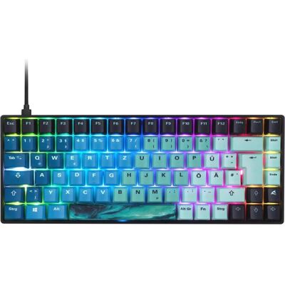 Sharkoon SKILLER SGK50 S3 Ultimate Rev2 (türkis/blau, DE-Layout, Linear) (DE, Filaire), Clavier, Turquoise, Bleu - Publicité Sharkoon SKILLER SGK50 S3 Ultimate Rev2 (türkis/blau, DE-Layout, Linear) (DE, Filaire), Clavier, Turquoise, Bleu - Publicité