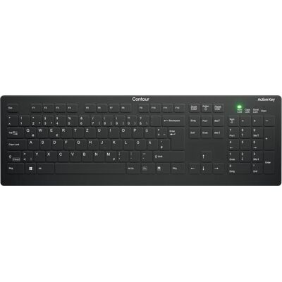 Cherry ACTIVE KEY MTA AK-C8112 Sans fil DE-Layout noir (DE, Sans fil), Clavier, Noir - Publicité Cherry ACTIVE KEY MTA AK-C8112 Sans fil DE-Layout noir (DE, Sans fil), Clavier, Noir - Publicité