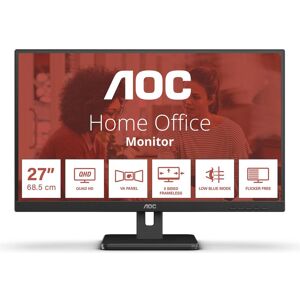 AOC Q27E3UAM (2560 x 1440 pixels, 27"), Moniteur, Noir - Publicité AOC Q27E3UAM (2560 x 1440 pixels, 27"), Moniteur, Noir - Publicité