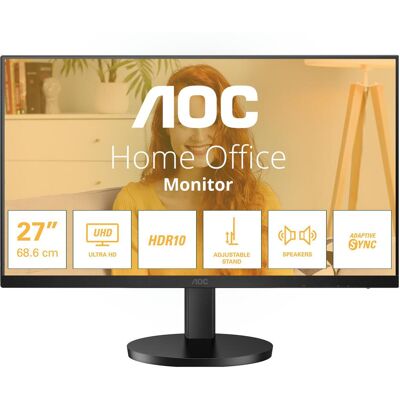 AOC U27B3AF (3840 x 2160 pixels, 27"), Moniteur, Noir - Publicité AOC U27B3AF (3840 x 2160 pixels, 27"), Moniteur, Noir - Publicité