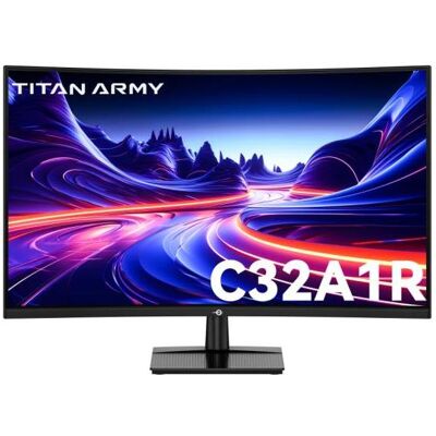 Titan Army monitor C32A1R (31.50"), Moniteur, Noir - Publicité Titan Army monitor C32A1R (31.50"), Moniteur, Noir - Publicité