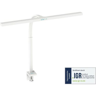 Digitus LED Schreibtischlampe, 80 cm 2400 lm, 16W Weiss, Barre d’écran, Blanc - Publicité Digitus LED Schreibtischlampe, 80 cm 2400 lm, 16W Weiss, Barre d’écran, Blanc - Publicité