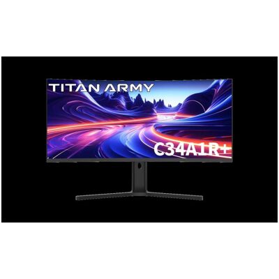 Titan Army Moniteur C34A1R+ (34"), Moniteur, Noir - Publicité Titan Army Moniteur C34A1R+ (34"), Moniteur, Noir - Publicité