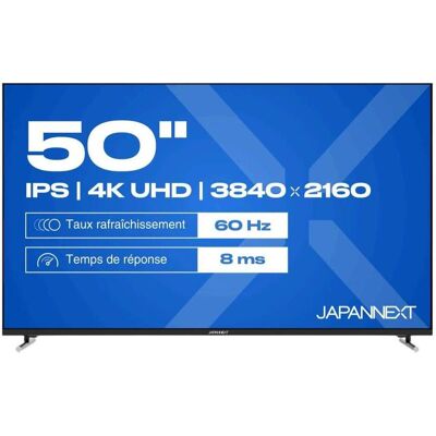 Japannext 127,0cm JN-IPS500UHD60F 16:9 3x HDMI UHD (50", LED, 4K), TV, Noir - Publicité Japannext 127,0cm JN-IPS500UHD60F 16:9 3x HDMI UHD (50", LED, 4K), TV, Noir - Publicité
