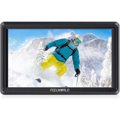 Feelworld S55E 5,5" 4K HDMI DC OUT 3D LUT Field Monitor (5.50", Full HD), Moniteur vidéo, Noir - Publicité Feelworld S55E 5,5" 4K HDMI DC OUT 3D LUT Field Monitor (5.50", Full HD), Moniteur vidéo, Noir - Publicité