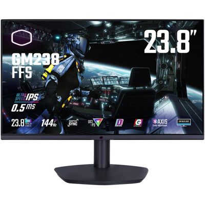 Cooler Master CoolerMaster Moniteur de jeu 60,5cm (23,8") GM238-FFS-EK 16:9 (1920 x 1080 pixels, 23.80"), Moniteur, Noir - Publicité Cooler Master CoolerMaster Moniteur de jeu 60,5cm (23,8") GM238-FFS-EK 16:9 (1920 x 1080 pixels, 23.80"), Moniteur, Noir - Publicité
