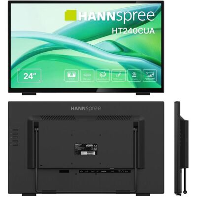 Hannspree HT240CUA Display Touch (1920 x 1080 pixels, 23.80"), Moniteur, Noir - Publicité Hannspree HT240CUA Display Touch (1920 x 1080 pixels, 23.80"), Moniteur, Noir - Publicité