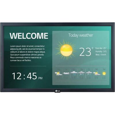 LG 22SM3G-B (1920 x 1080 pixels, 21.50"), Affichage dynamique, Noir - Publicité LG 22SM3G-B (1920 x 1080 pixels, 21.50"), Affichage dynamique, Noir - Publicité