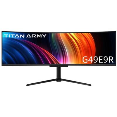 Titan Army monitor G49E9R (5120 x 1440 pixels, 49"), Moniteur, Noir - Publicité Titan Army monitor G49E9R (5120 x 1440 pixels, 49"), Moniteur, Noir - Publicité