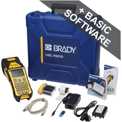 Brady M610-QWERTY-UE-BT, imprimante mobile à transfert thermique, clavier QWERTY, connexion PC, 300dpi, ma (300 dpi), Imprimante d'étiquettes, Noir - Publicité Brady M610-QWERTY-UE-BT, imprimante mobile à transfert thermique, clavier QWERTY, connexion PC, 300dpi, ma (300 dpi), Imprimante d'étiquettes, Noir - Publicité