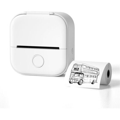 Phomemo T02 (Micro USB), Imprimante de caisse, Blanc - Publicité Phomemo T02 (Micro USB), Imprimante de caisse, Blanc - Publicité