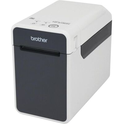 Brother Td-2130n (300 dpi), Imprimante d'étiquettes, Gris, Blanc - Publicité Brother Td-2130n (300 dpi), Imprimante d'étiquettes, Gris, Blanc - Publicité