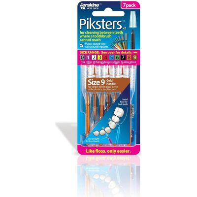 Brother Piksters Cleaning Between Teeth Size 9 Brown 7 Brushes - Paquet de 7, Imprimante : accessoires - Publicité Brother Piksters Cleaning Between Teeth Size 9 Brown 7 Brushes - Paquet de 7, Imprimante : accessoires - Publicité