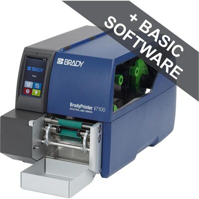 Brady BradyPrinter I7100-300-P-UE+VLA, imprimante à transfert thermique, largeur max. 56 mm, 300 dpi, (300 dpi), Imprimante d'étiquettes - Publicité Brady BradyPrinter I7100-300-P-UE+VLA, imprimante à transfert thermique, largeur max. 56 mm, 300 dpi, (300 dpi), Imprimante d'étiquettes - Publicité