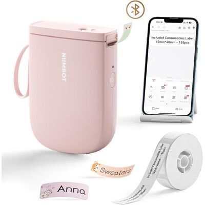 Niimbot Tiskárna štítků D11- 1AA57321601 (300 dpi), Imprimante d'étiquettes, Pink - Publicité Niimbot Tiskárna štítků D11- 1AA57321601 (300 dpi), Imprimante d'étiquettes, Pink - Publicité