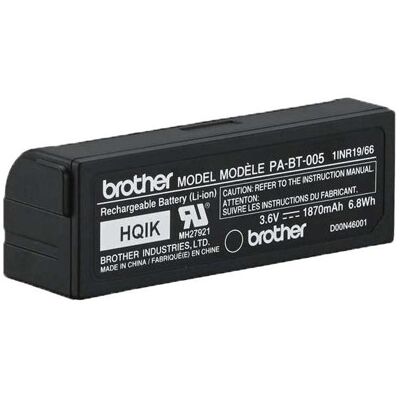 Brother Batterie Li-Ion PA-BT-005, Imprimante : accessoires - Publicité Brother Batterie Li-Ion PA-BT-005, Imprimante : accessoires - Publicité