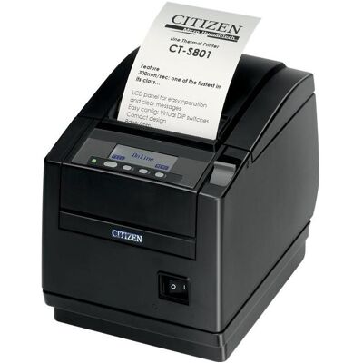 Citizen CT-S801II Imprimante POS à chaleur directe 203 x 203 DPI (Ethernet, USB), Imprimante de caisse, Noir - Publicité Citizen CT-S801II Imprimante POS à chaleur directe 203 x 203 DPI (Ethernet, USB), Imprimante de caisse, Noir - Publicité