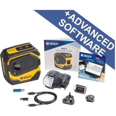Brady M511 Label Printer with (300 dpi), Imprimante d'étiquettes, Noir - Publicité Brady M511 Label Printer with (300 dpi), Imprimante d'étiquettes, Noir - Publicité
