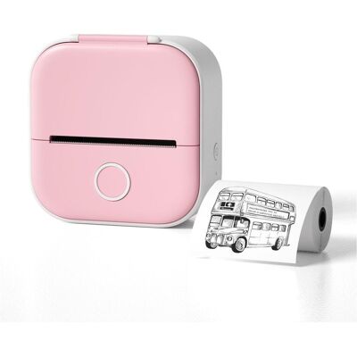 Phomemo T02 PNK/WHI (USB-C), Imprimante de caisse, Rose, Blanc - Publicité Phomemo T02 PNK/WHI (USB-C), Imprimante de caisse, Rose, Blanc - Publicité