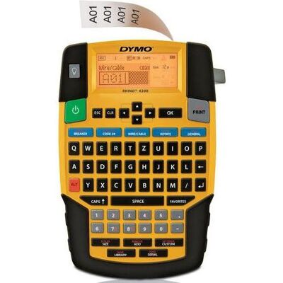 Dymo Imprimante d'étiquettes Rhino 4200 Qwerty UK, Étiqueteuse, Multicolore - Publicité Dymo Imprimante d'étiquettes Rhino 4200 Qwerty UK, Étiqueteuse, Multicolore - Publicité