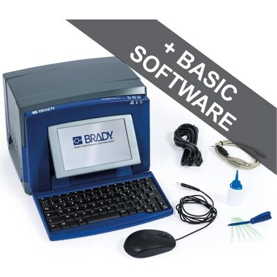 Brady S3100-QZ, Imprimante de plaques et d'étiquettes, impression par transfert thermique, clavier (300 dpi), Imprimante d'étiquettes - Publicité Brady S3100-QZ, Imprimante de plaques et d'étiquettes, impression par transfert thermique, clavier (300 dpi), Imprimante d'étiquettes - Publicité