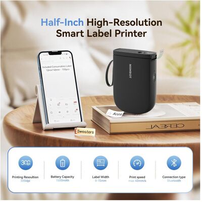 Niimbot D11H Bleu 12-15mm Bluetooth Imprimante d'étiquettes - Publicité Niimbot D11H Bleu 12-15mm Bluetooth Imprimante d'étiquettes - Publicité