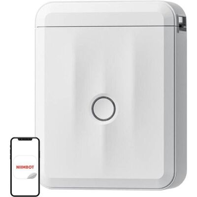 Niimbot D110M (203 dpi), Imprimante d'étiquettes, Blanc - Publicité Niimbot D110M (203 dpi), Imprimante d'étiquettes, Blanc - Publicité
