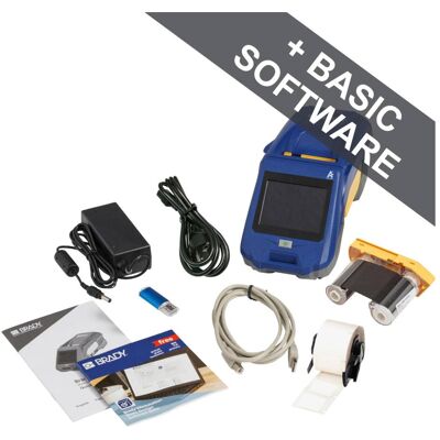 Brady M611-UE-BT-W, Imprimante d'étiquettes M611-UE, imprimante mobile à transfert thermique, écran (300 dpi), Imprimante d'étiquettes, Noir - Publicité Brady M611-UE-BT-W, Imprimante d'étiquettes M611-UE, imprimante mobile à transfert thermique, écran (300 dpi), Imprimante d'étiquettes, Noir - Publicité
