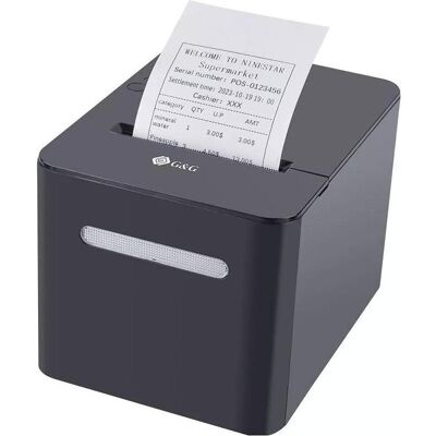 G&G Bondrucker GG-TD80 80mm oder 57mm Breite Rollen, Imprimante de caisse, Noir - Publicité G&G Bondrucker GG-TD80 80mm oder 57mm Breite Rollen, Imprimante de caisse, Noir - Publicité