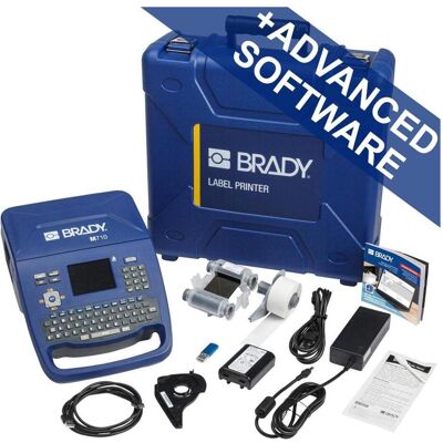 Brady M710 QWERTY UE + (300 dpi), Imprimante d'étiquettes, Noir - Publicité Brady M710 QWERTY UE + (300 dpi), Imprimante d'étiquettes, Noir - Publicité