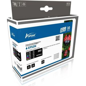 Astar Epson Nr.202 Cartouches d'encre CMYK - Pack de 5 - Publicité Astar Epson Nr.202 Cartouches d'encre CMYK - Pack de 5 - Publicité