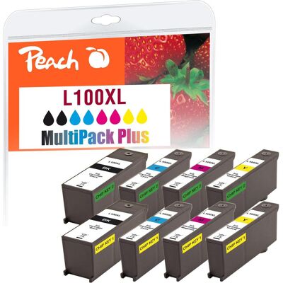 Peach, Cartouche d'impression, Spar Pack - pack de 8 - capacité XL - noir, jaune, cyan, magenta (C, CF, M, Y) - Publicité Peach, Cartouche d'impression, Spar Pack - pack de 8 - capacité XL - noir, jaune, cyan, magenta (C, CF, M, Y) - Publicité