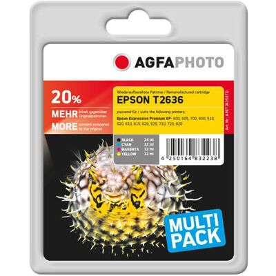 AGFAPHOTO, Cartouche d'impression, Encre, BK/C/M/Y (C, CF, M, Y) - Publicité AGFAPHOTO, Cartouche d'impression, Encre, BK/C/M/Y (C, CF, M, Y) - Publicité