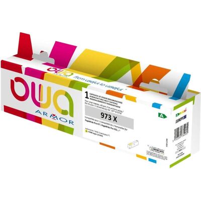 Armor OWA, Cartouche d'impression, Encre compatible avec HP 973X F6T83AE jaune (Y) - Publicité Armor OWA, Cartouche d'impression, Encre compatible avec HP 973X F6T83AE jaune (Y) - Publicité